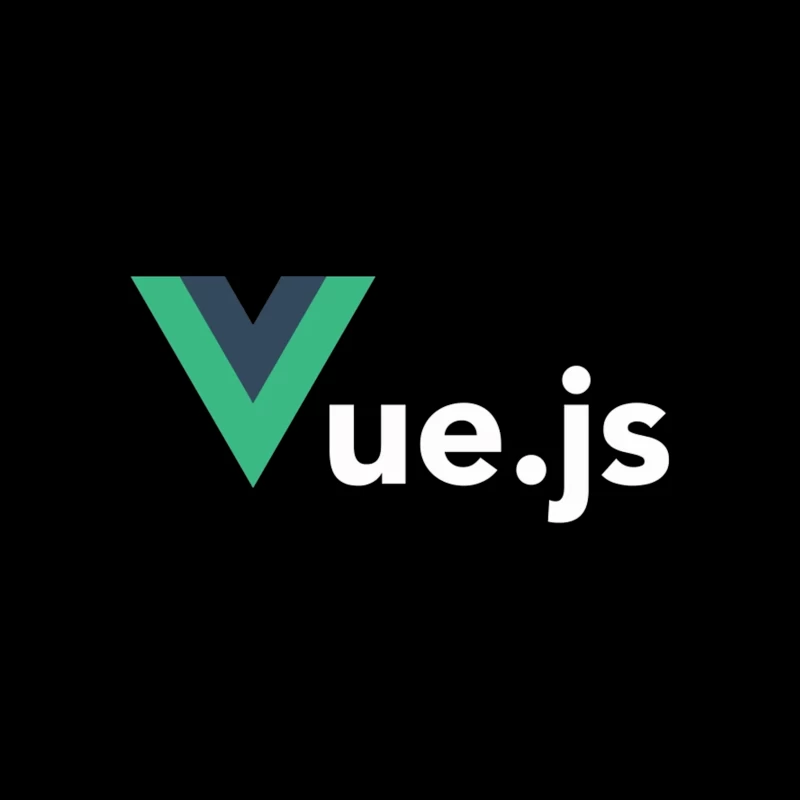 Vue.js JavaScript Frontend Framework Logo Throw Pillow