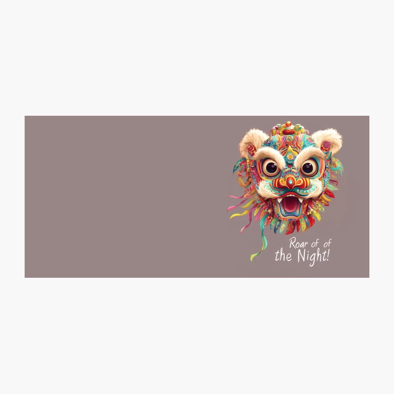 Vibrant Colorful Chinese Dragon Artwork: Roar of the Night Coffee Mug