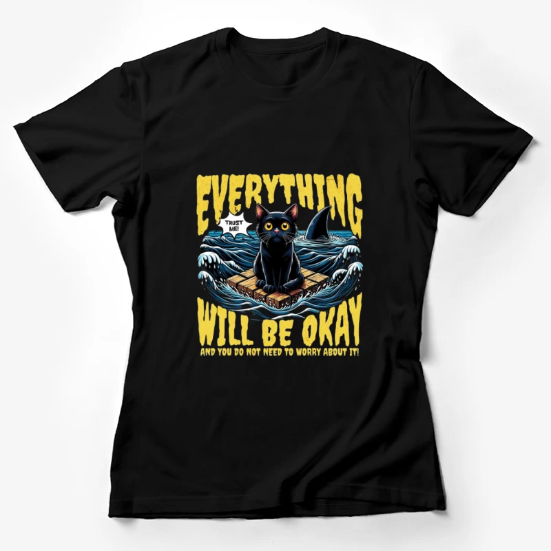 Aventure féline en mer Femme T-Shirt