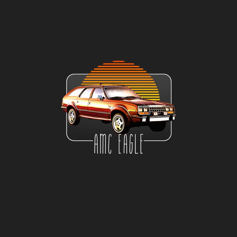 AMC Eagle  Retro Classic Car Lover Design Bucket Hat