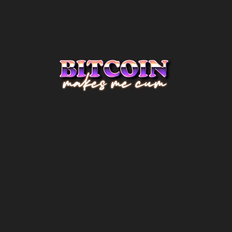 Retro Neon Bitcoin Typography with Cryptocurrency Slogan Bucket Hat