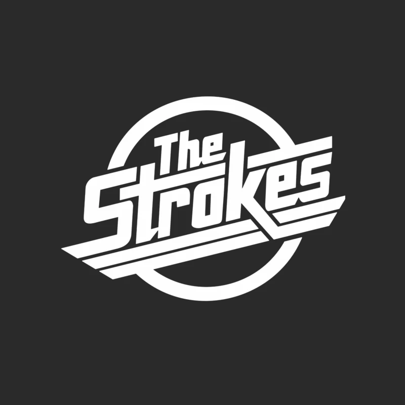 The Strokes Band Logo Outline Baseball Cap