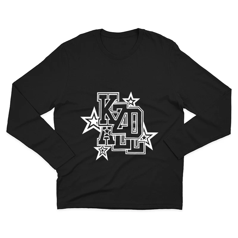 KZD Sternenhimmel Design Herren Langarm T-Shirt