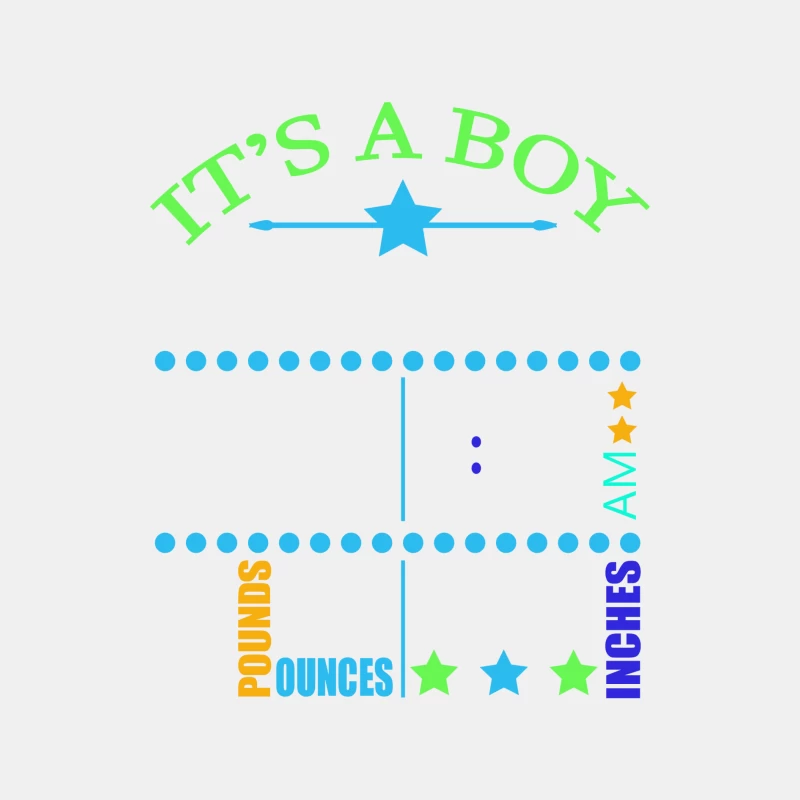 Annonce de naissance - C'est un garçon Homme Débardeur