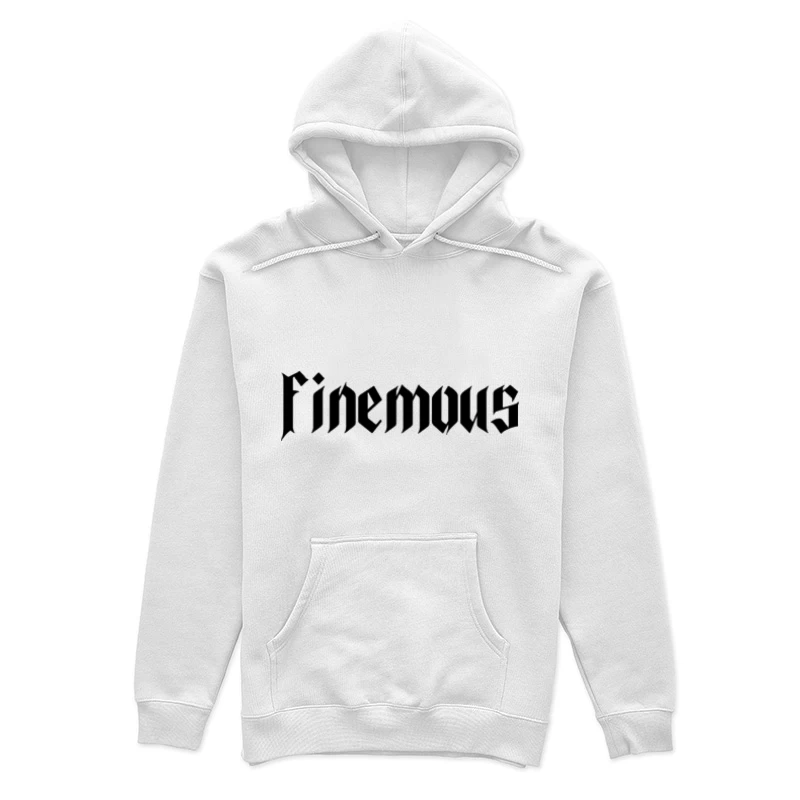 Gothic Schriftzug, Typografie Kunst Damen Pullover Hoodie