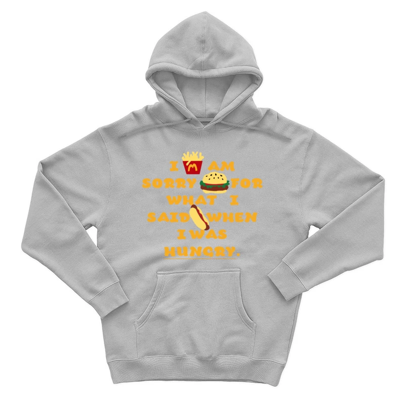 Entschuldigung für Gespräche beim Hunger Herren Pullover Hoodie