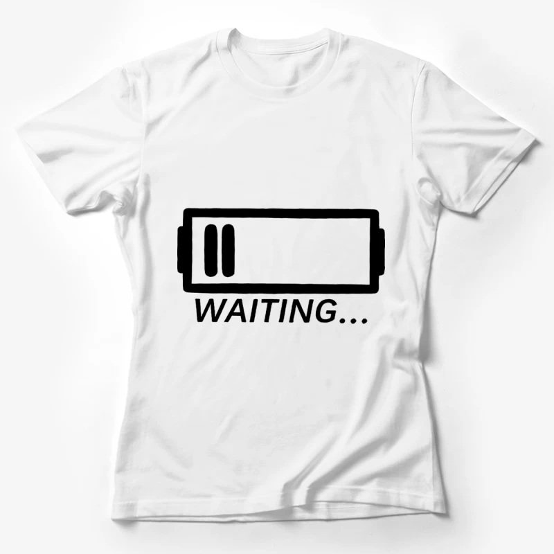 Niedriger Batteriestand - Warten... Damen T-Shirt