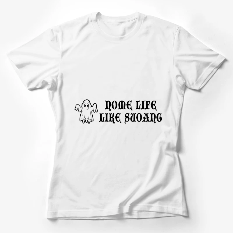 Abstrakte Schwarz-weiß-Katzengrafik Damen T-Shirt