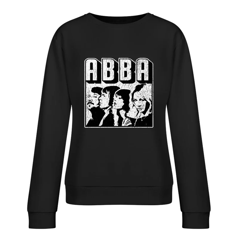 Abba Retro Female Pullover Sweatshirt