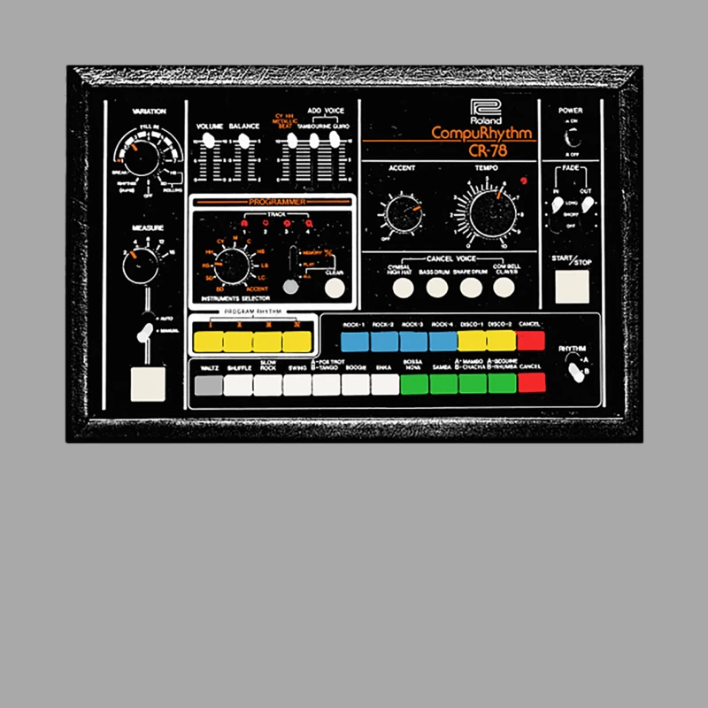 CR-78  Drum Machine Graphic Art Design Female Pullover Hoodie