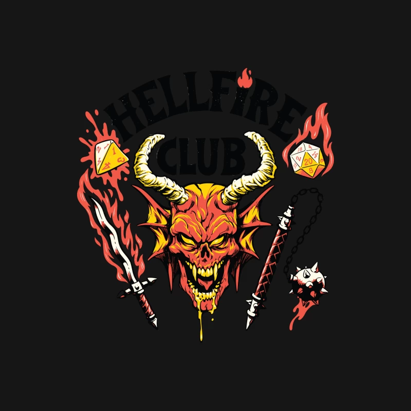 Hellfire Club Logo Design Male Long Sleeve T-Shirt