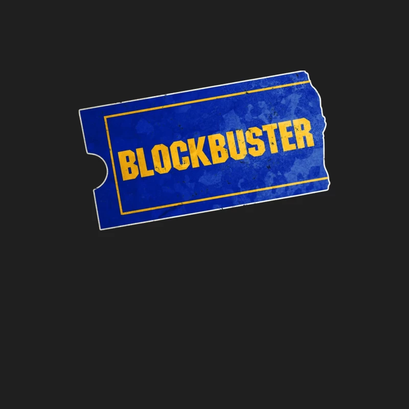 Vintage Blockbuster Video Rental Store Logo Ticket Male Tank Top