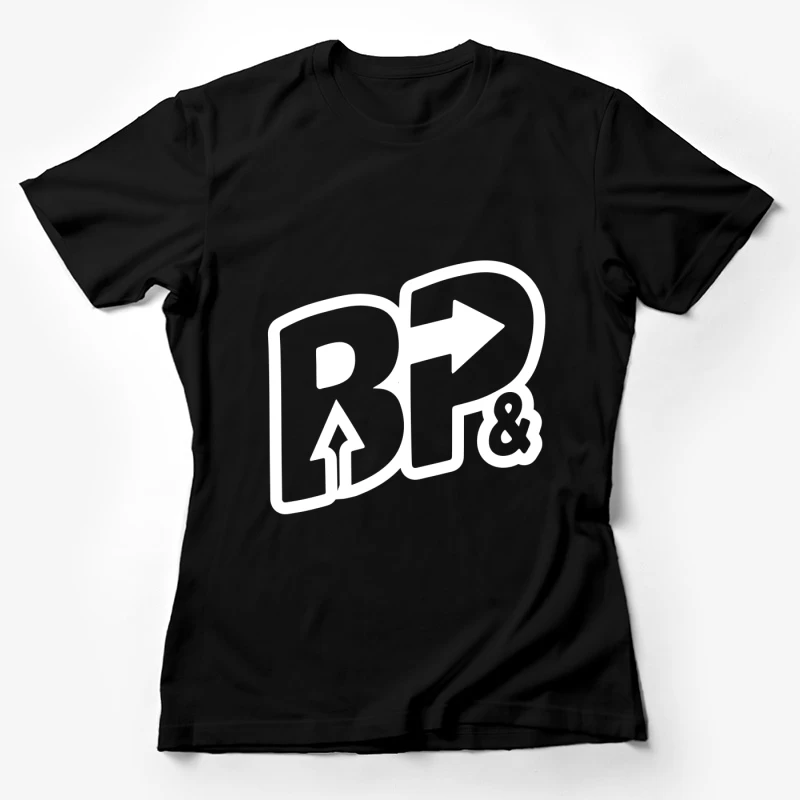 Logo mit Pfeil und Buchstabe Damen T-Shirt