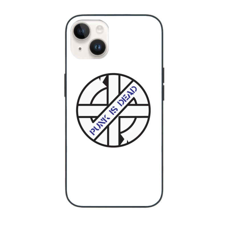 Punk Is Dead Band Logo Design iPhone Case