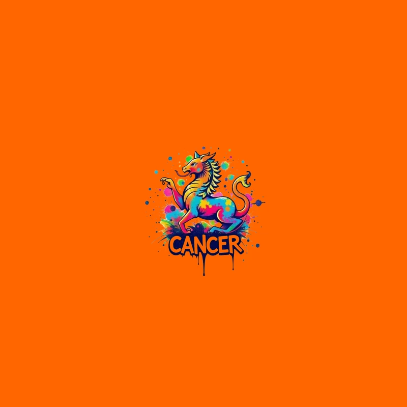 Astrological Cancer Zodiac Illustration iPhone Case