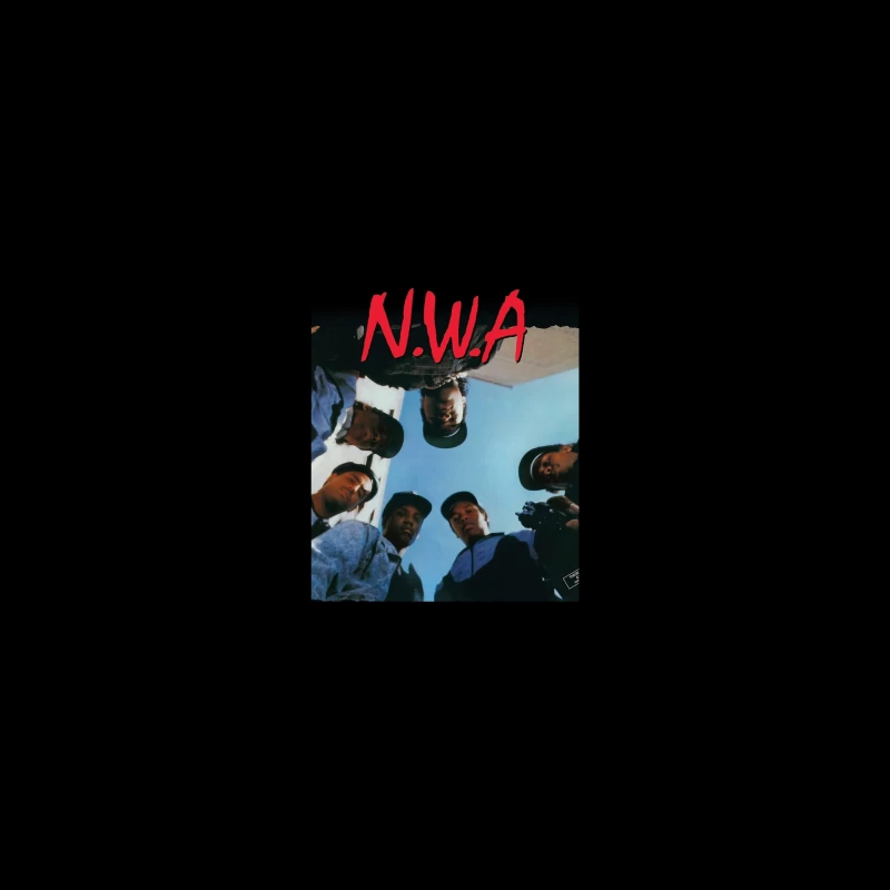 N.W.A Group Circle Low-Angle Photo Against Blue Sky Coffee Mug