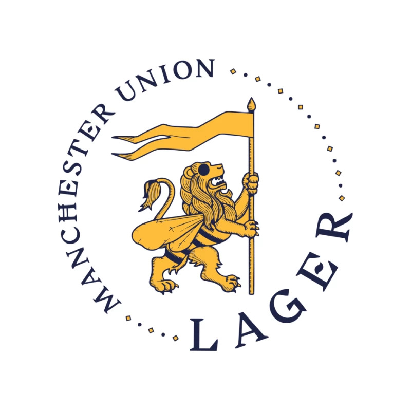 Manchester Lager Beer Pin