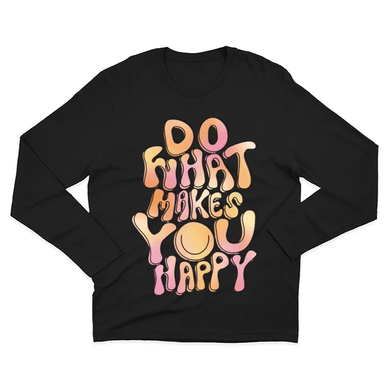 Inspirierende Motivationsbotschaft Herren Langarm T-Shirt