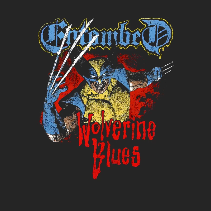 Entombed Wolverine Blues Edition Male Pullover Sweatshirt