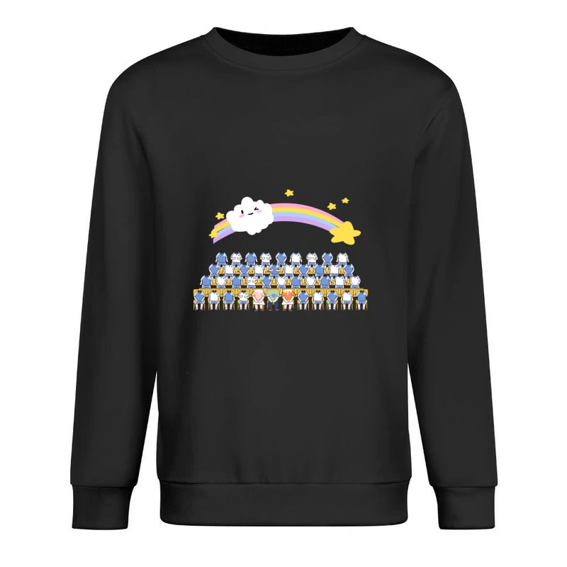 Kawaii Cartoon Bühnenauftritt Herren Pullover Sweatshirt
