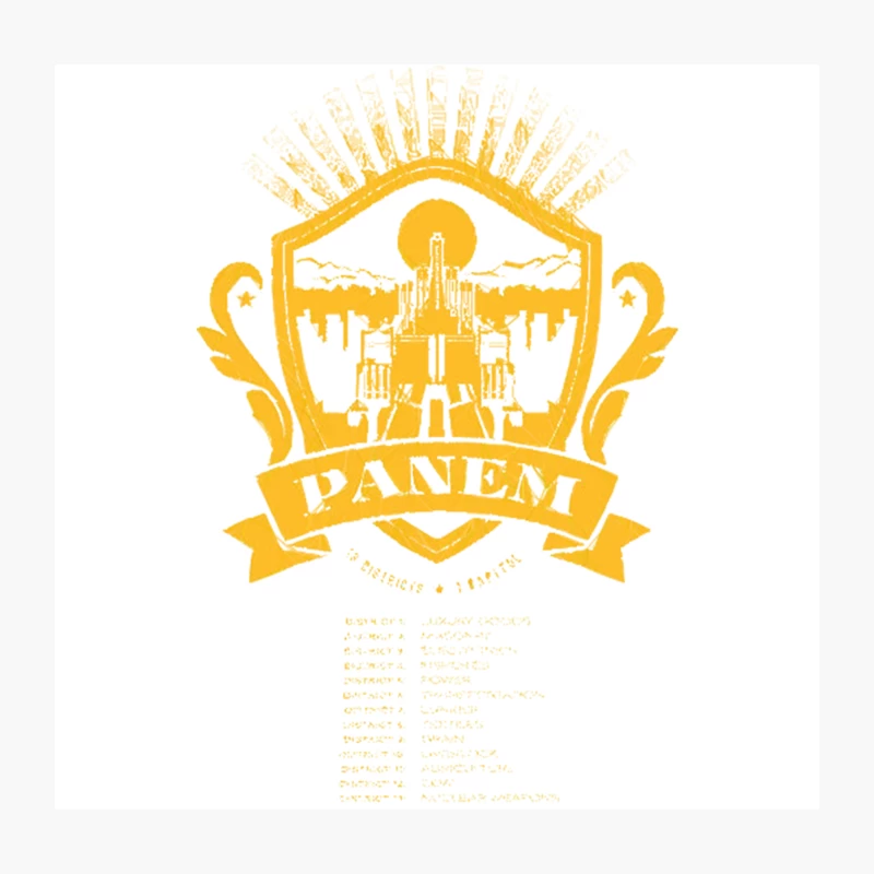 Panem Throw Pillow