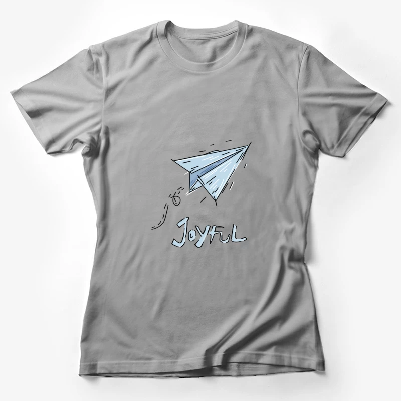 Papierflieger Freude Design Damen T-Shirt