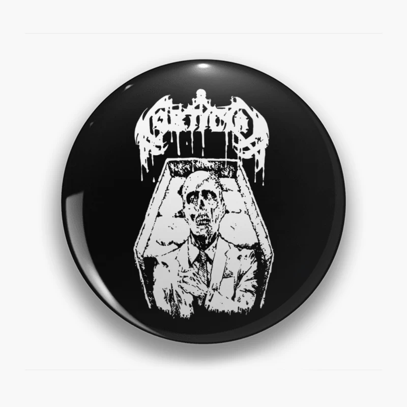 Mortician Band Pin