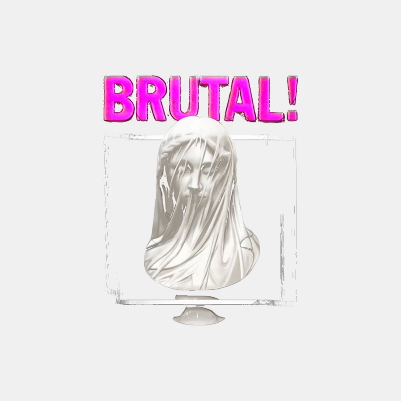 BrutalAesthetic Statue Graphic Design Male Tank Top