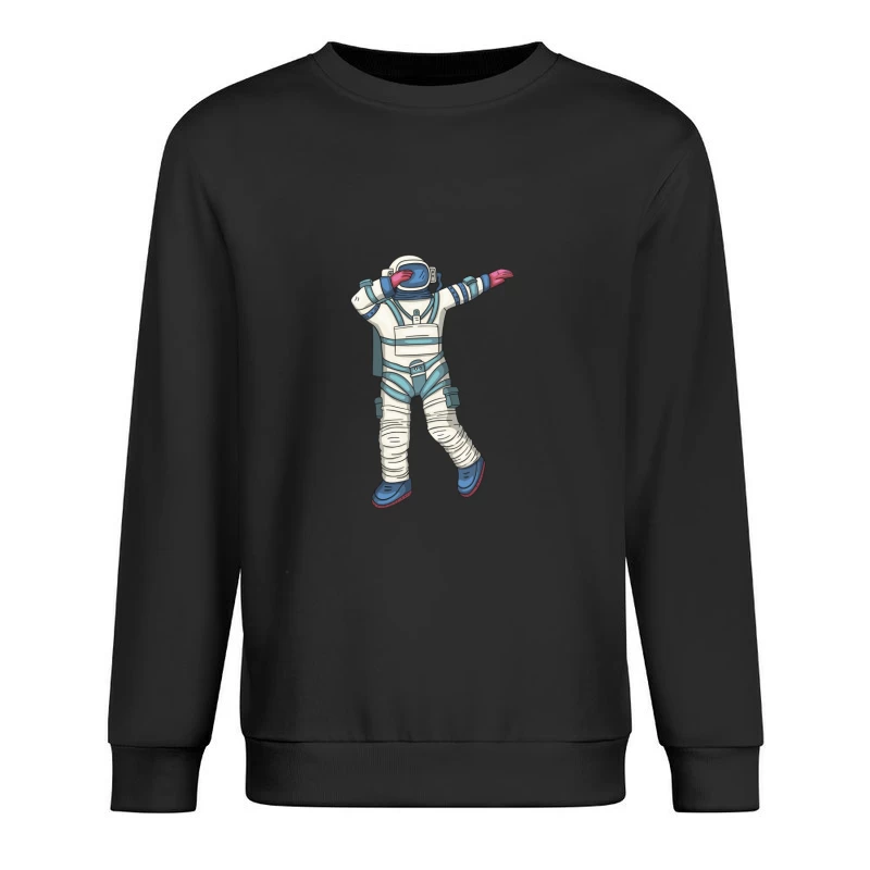Astronaut tanzt im Raum Herren Pullover Sweatshirt