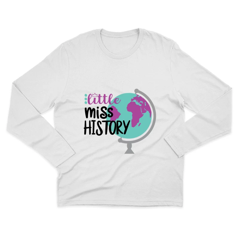 Découverte de l'Histoire pour Enfants Homme Manches Longues T-Shirt