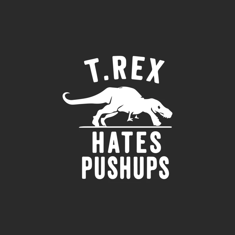 T-Rex Hates Pushups Baseball Cap