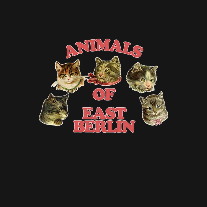 Animal Of East Berlin  Retro Style Cat Lover Gift! Female Long Sleeve T-Shirt
