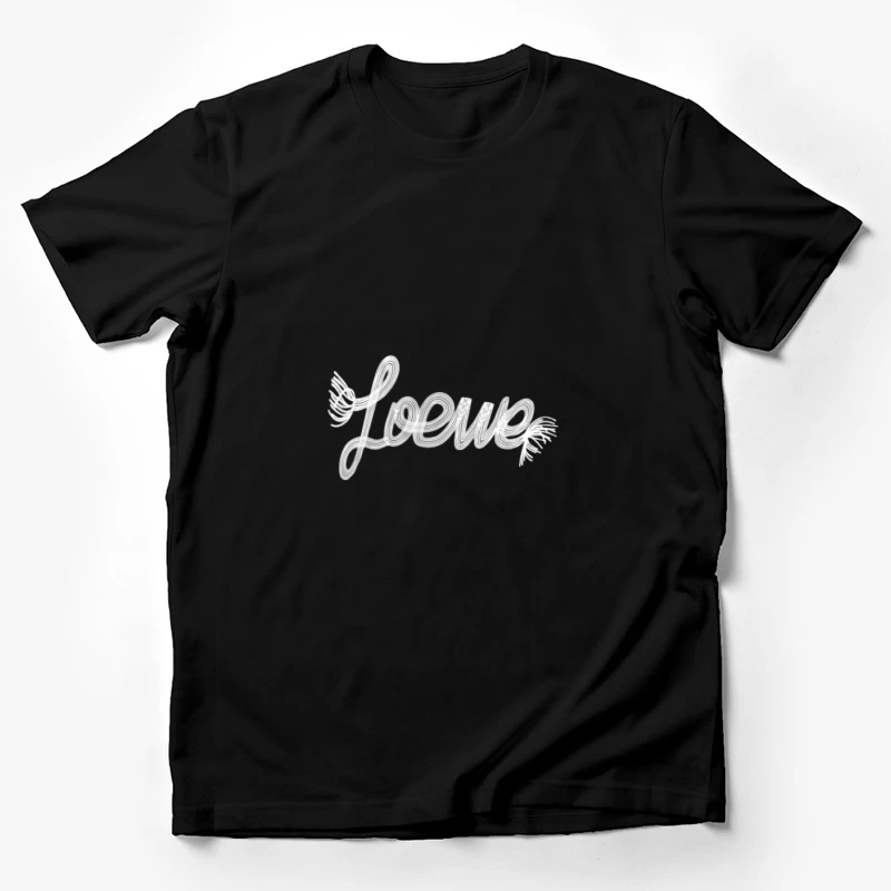 Design de texte Loewe avec détails Homme T-Shirt