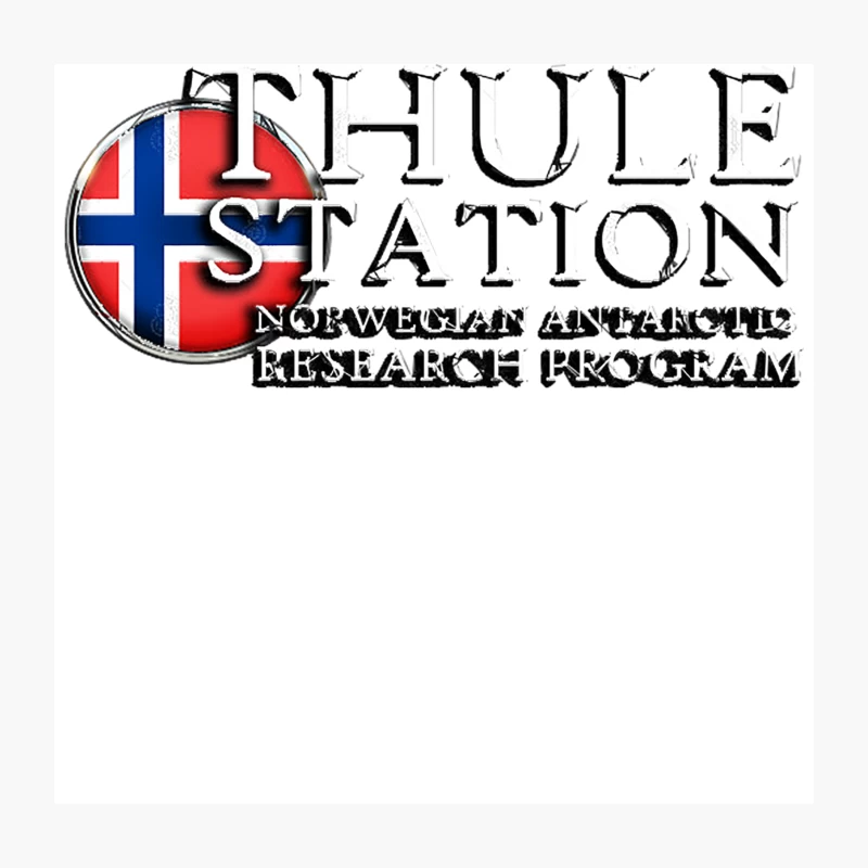 Thule Station from the Thing Throw Pillow
