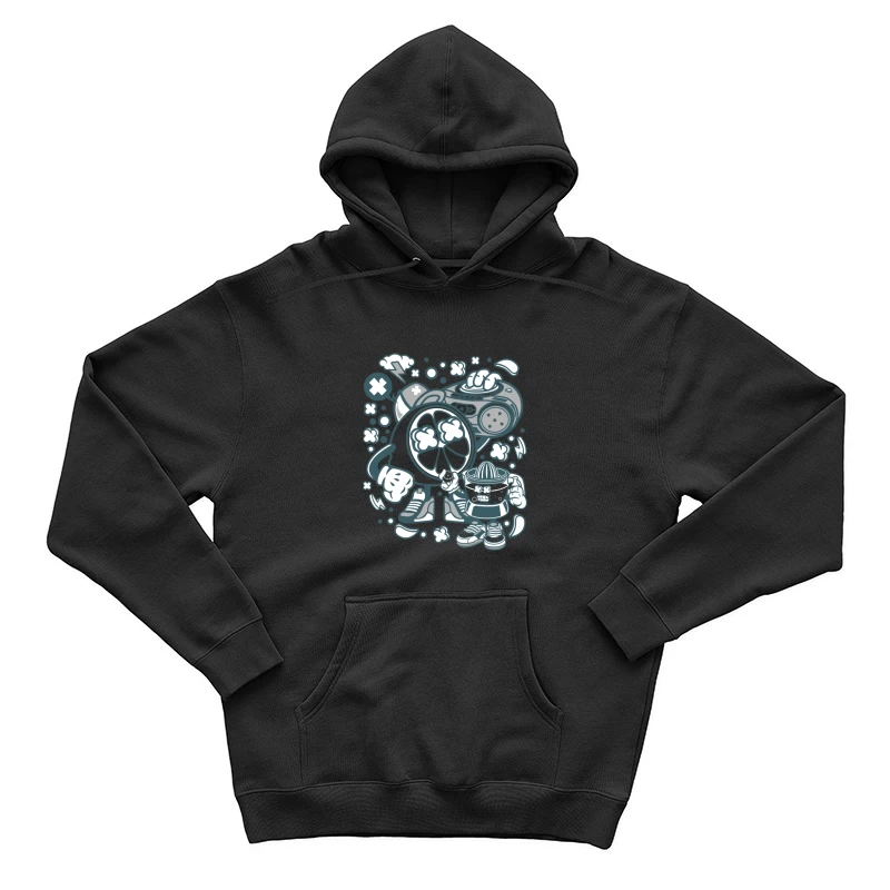 Design Énergique aux Agrumes et Musique Homme Sweat à capuche