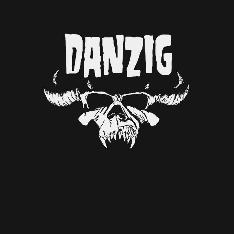 Danzig Band Gothic Skull Logo Design Male Long Sleeve T-Shirt