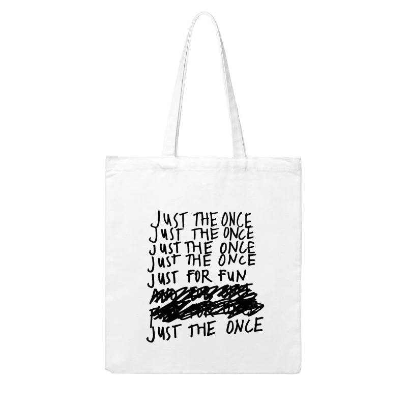 Metric Just The Once Cotton Tote Bag