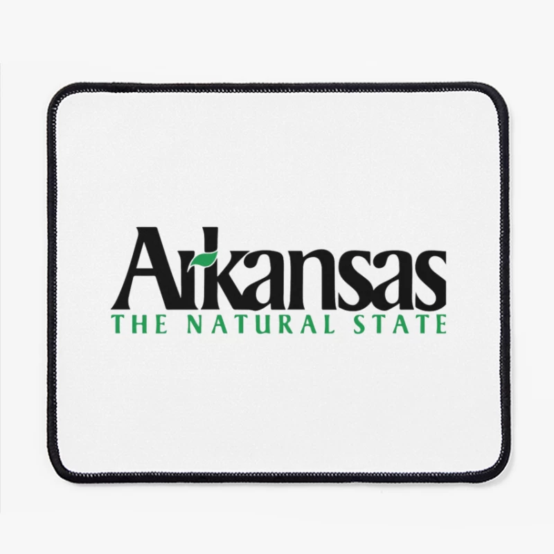 Arkansas Natural State Official Tourism Logo Design Mouse Pad