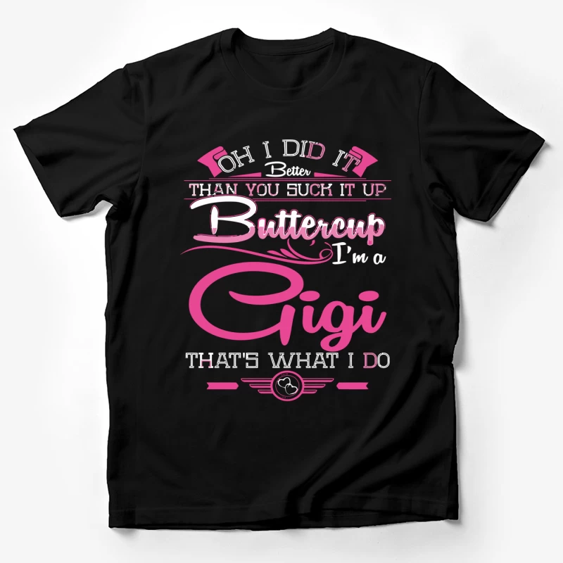 Confiance de Gigi en rose et blanc Homme T-Shirt