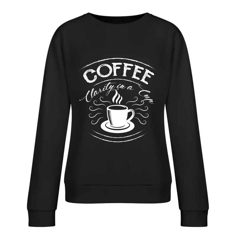 Café Clarté dans une Tasse Femme Sweat-shirt à enfiler