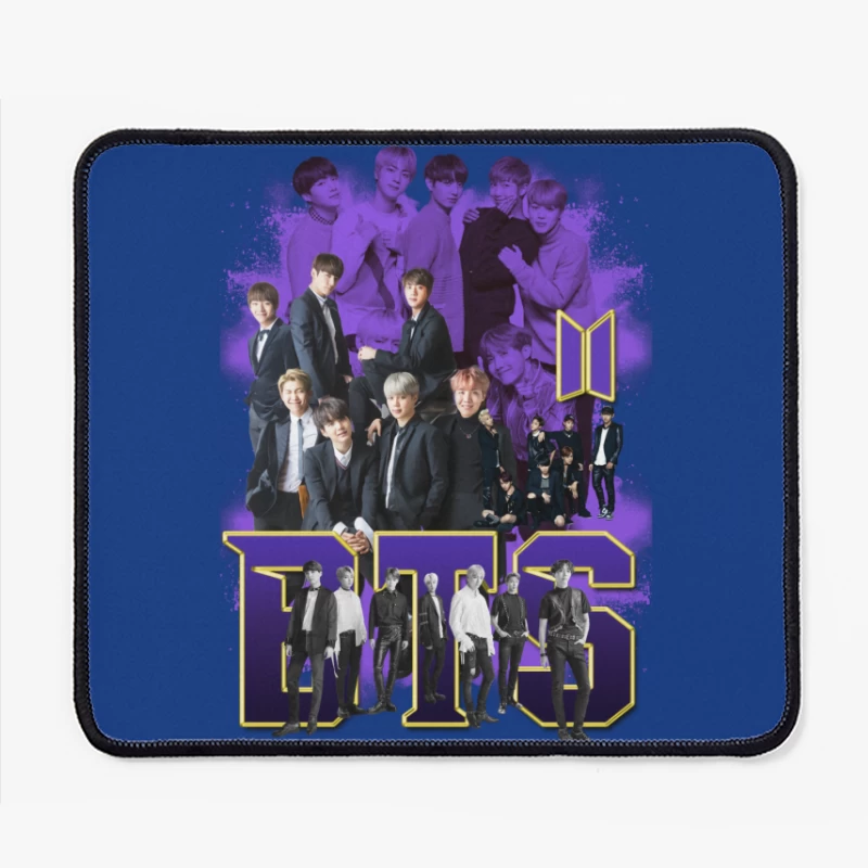 BTS Music Group Collage Mouse Pad