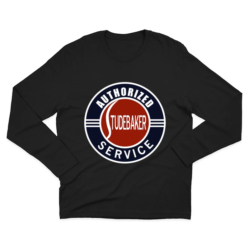 Vintage Authorized Studebaker Service Station Logo Male Long Sleeve T-Shirt