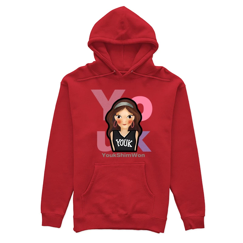 YoukShimWon Mode Illustration Damen Pullover Hoodie