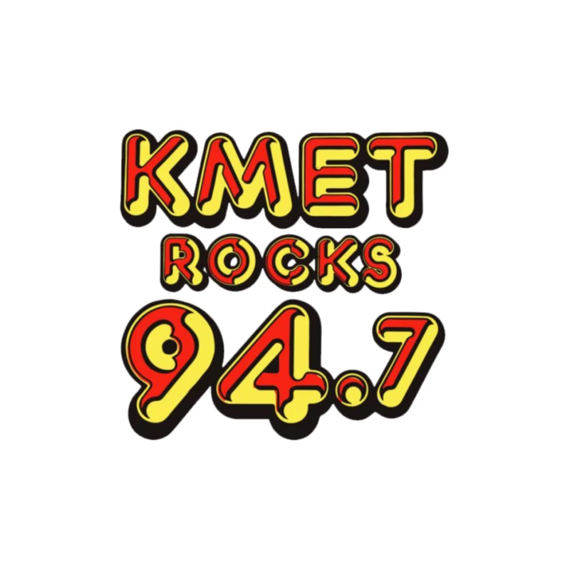 KMET 94.7 Retro Radio Pin