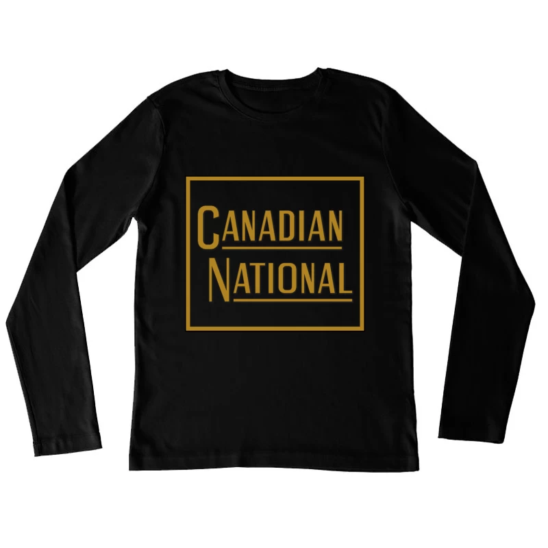 Canadian National Railways 2 Female Long Sleeve T-Shirt