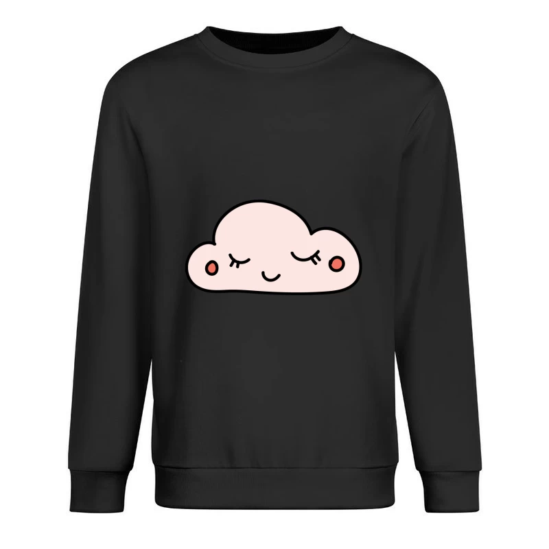 Nuage Kawaii avec Visage Calme Homme Sweat-shirt à enfiler