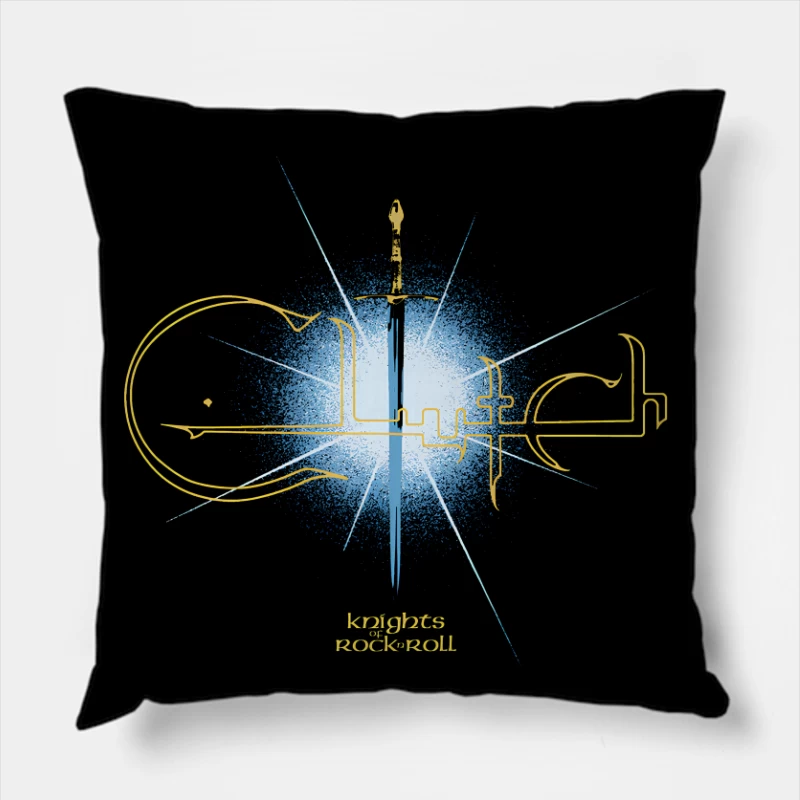 Clutch Knights Of Rock & Roll Throw Pillow