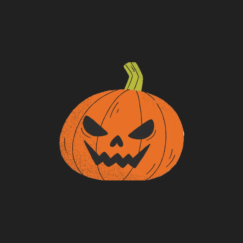 Spooky Cartoon Jack-o'-Lantern: Halloween Pumpkin Decoration Bucket Hat