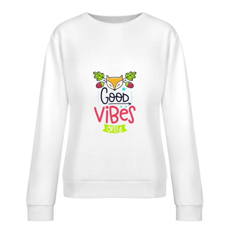 Bonnes Vibrations Animales Femme Sweat-shirt à enfiler