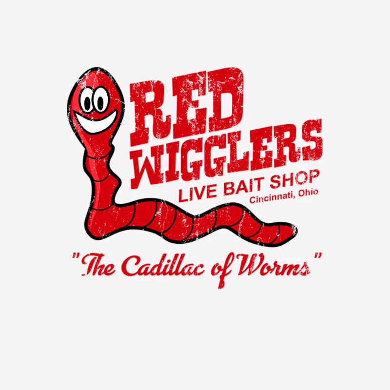 Red Wigglers from WKRP in Cincinnati, distressed Male T-Shirt